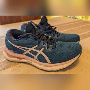 Asics Women's Shoes FF Blast Blue And Pink